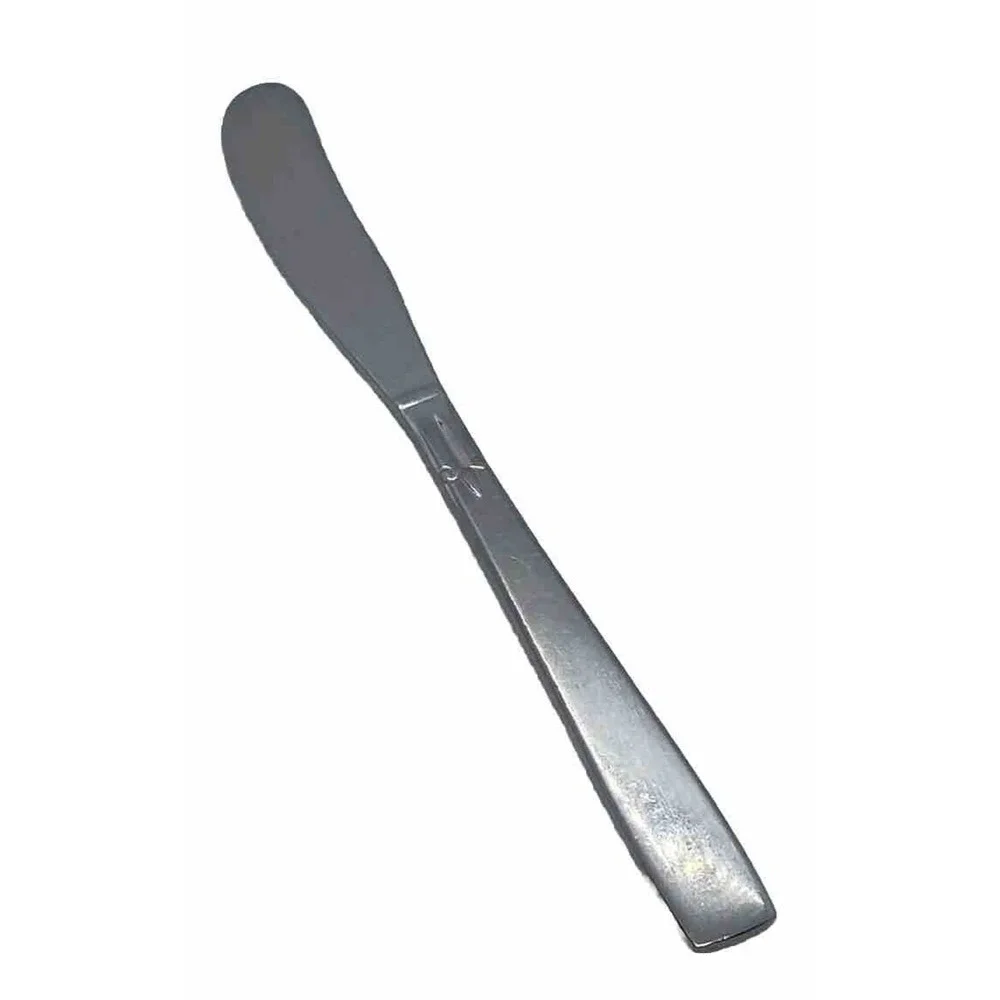 Midcentury Modern Silver Plate Butter 6 3/8” Spreader Art Deco Style Post-1940's